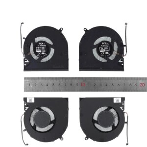 VENTOINHAS DE CPU + GPU PARA LAPTOP RAZER 2021 RZ09-0409 RZ09-0409BE RZ09-0409CE RZ09-0409AE