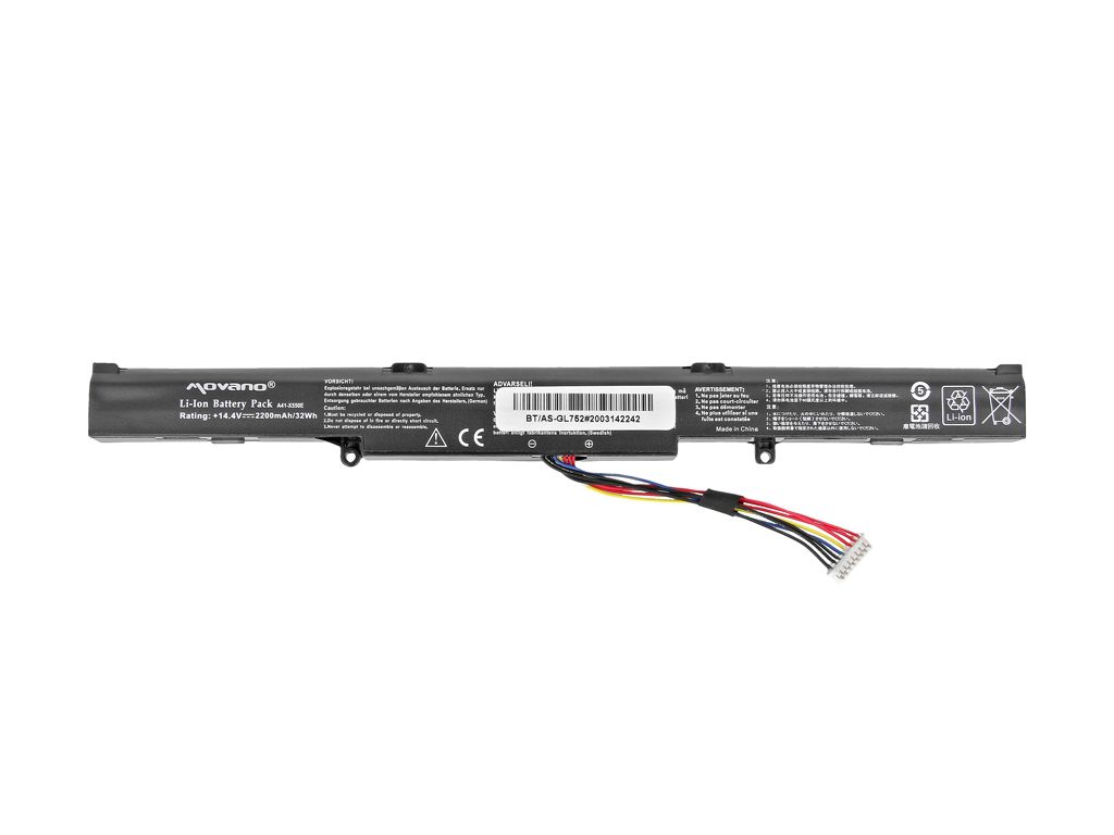 Bateria Movano para Asus GL752VL, N552VX, L41LK2H, A41LK9H - Image 3