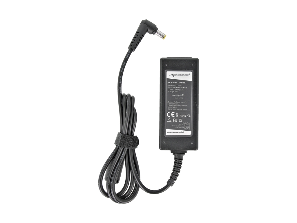 Carregador Movano 19V 2.37A (5.5x1.7 mm) 45W para Acer - Image 2