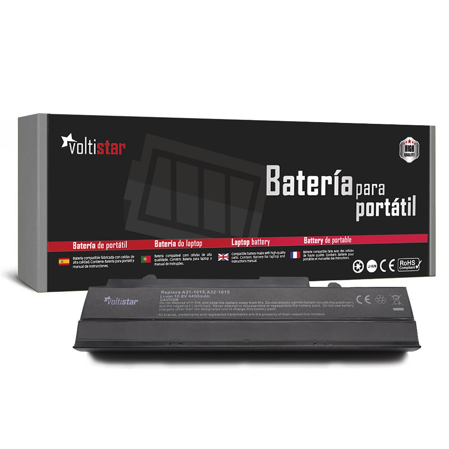 BATERIA PARA PORTATIL ASUS EEE PC A32-1015 1015B 1015P 1015PD 1015PDG 1215B 1215N