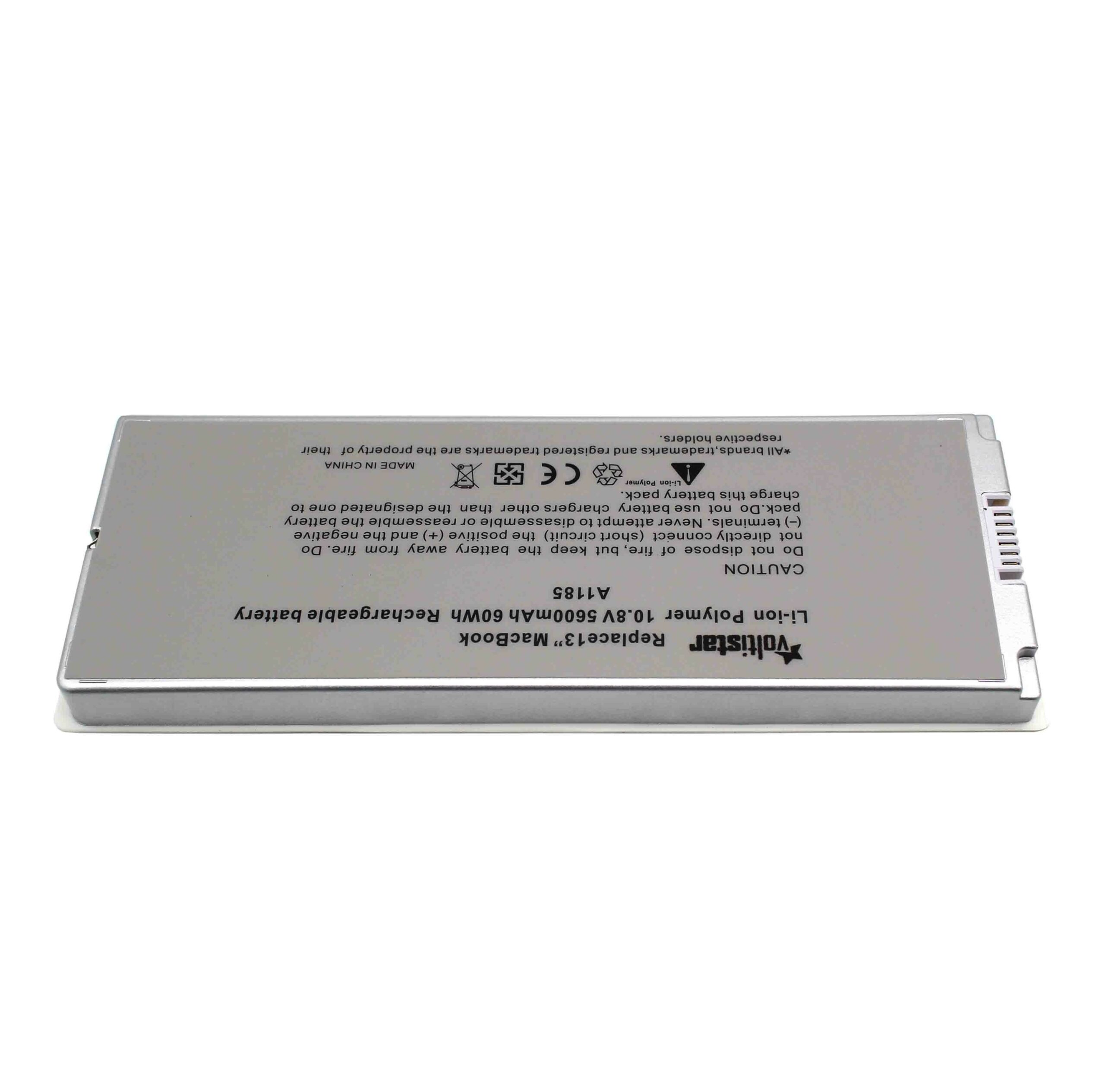 BATERIA PARA PORTATIL APPLE MACBOOK 13 POLEGADAS A1185 BRANCO - Image 2