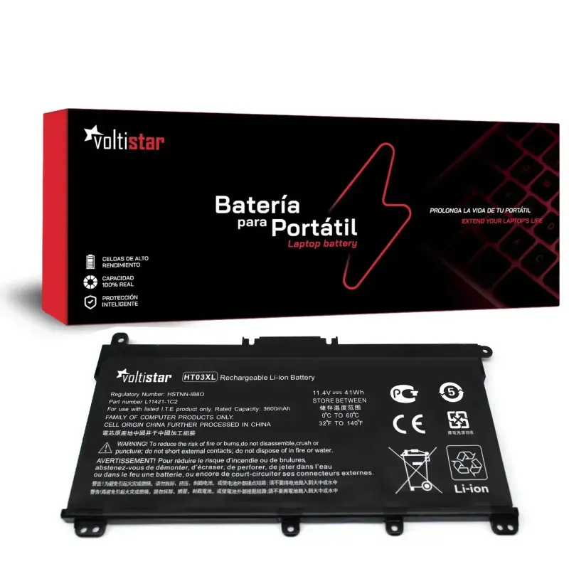 BATERIA PARA PORTÁTIL HP 14S-DQ SÉRIE 11,4 V-11,55 V HT03XL