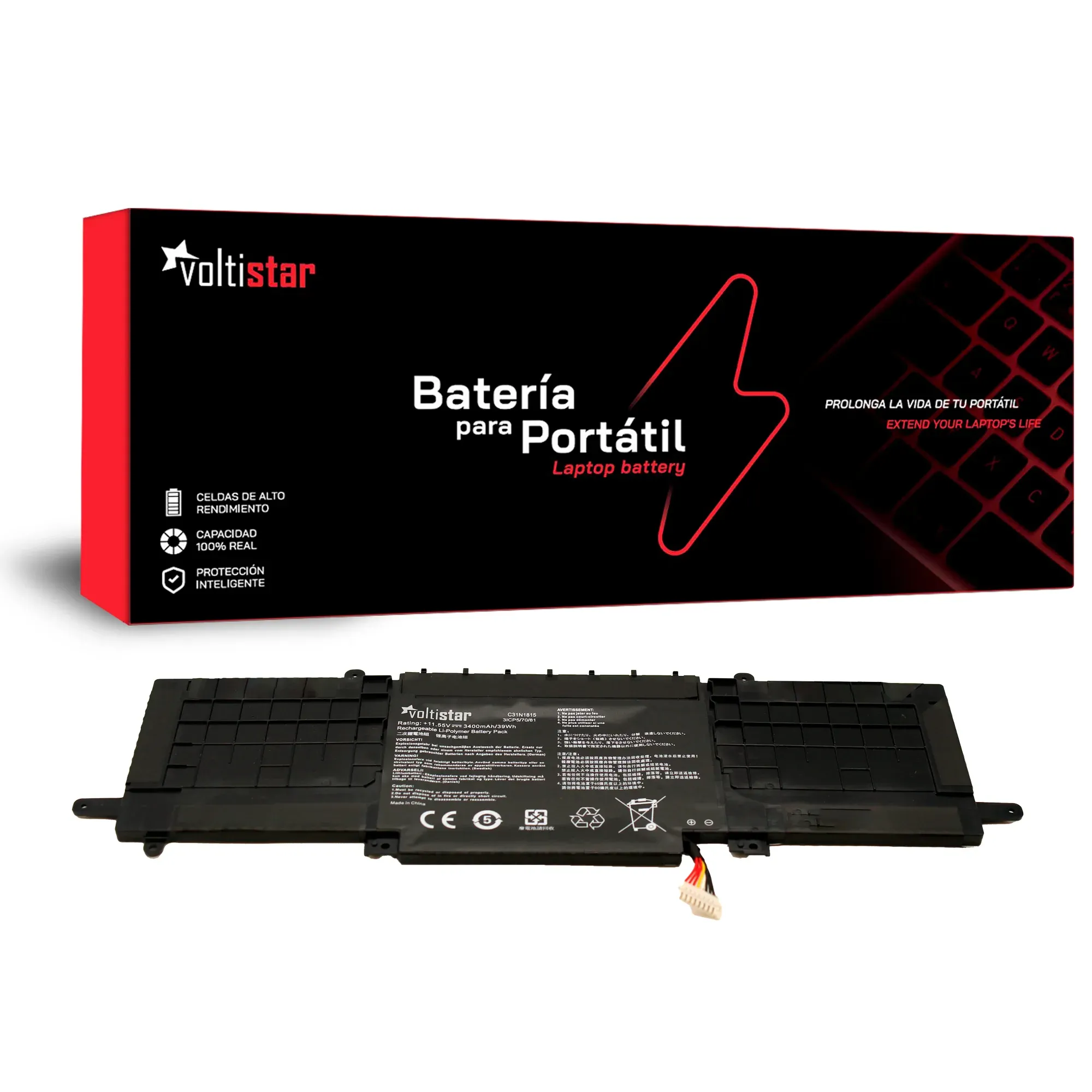 BATERIA PARA PORTATIL ASUS ZENBOOK UX333 UX333FA UX333FN C31N1815 - Image 4