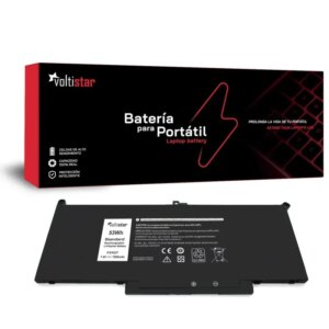 BATERIA PARA PORTATIL DELL LATITUDE 7280 7290 7380 7390 7480 7490 F3YGT DM3WC MYJ96 2X39G DWX9J 7.6V