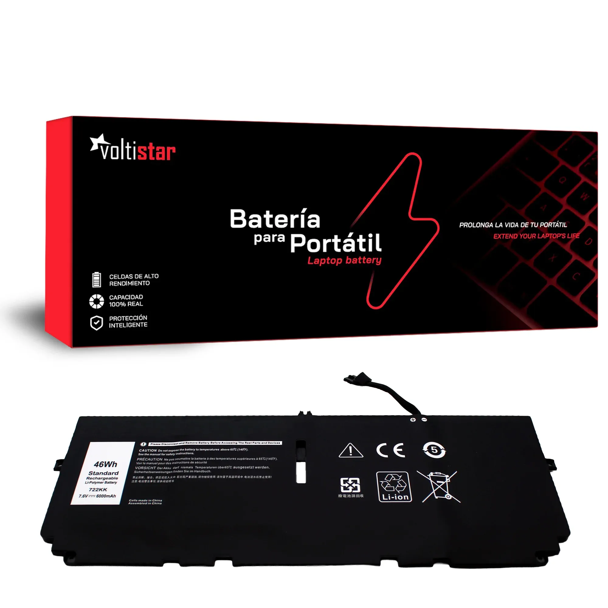 BATERIA PARA PORTÁTIL DELL XPS 722KK -37-2S2P