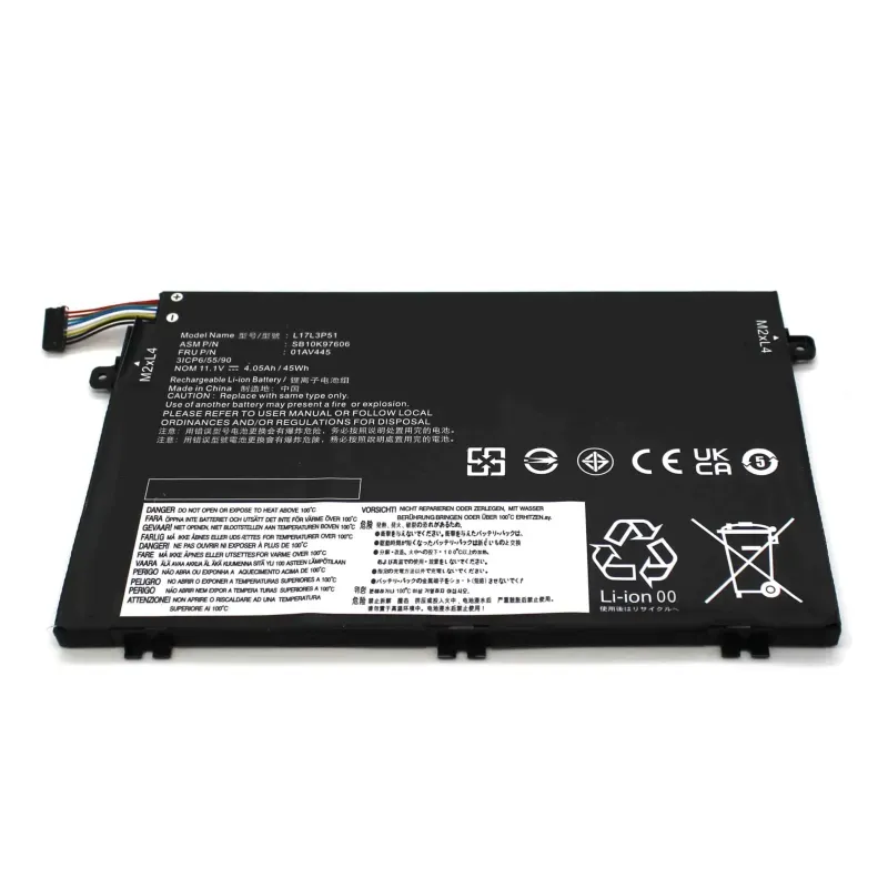 BATERIA PARA PORTATIL LENOVO THINKPAD E480 E490 E580 E590 L17C3P51 L17L3P51