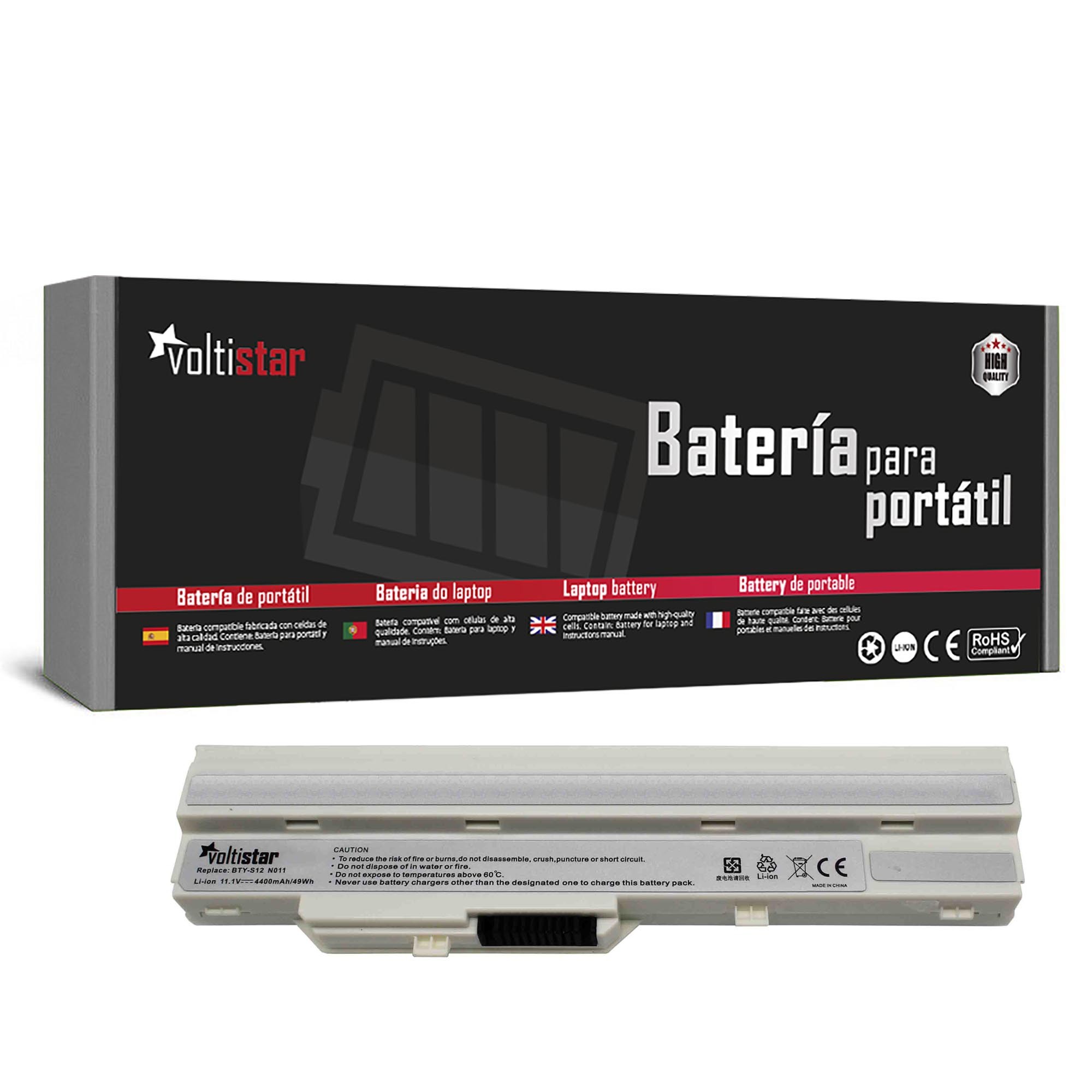BATERIA PARA PORTATIL LG X110 X-110 BTY-S11 BTY-S12 BRANCO