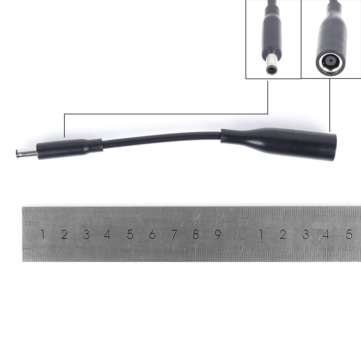 CABO PARA CONVERTER O PLUG DO CARREGADOR DE 7,4X5,0MM PARA 4,5X3,0MM DELL