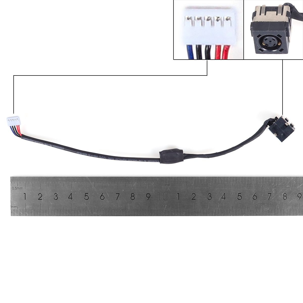 CONECTOR DC JACK PARA PORTÁTIL DELL LATITUDE E6540 DC30100OS00 0G6TVF