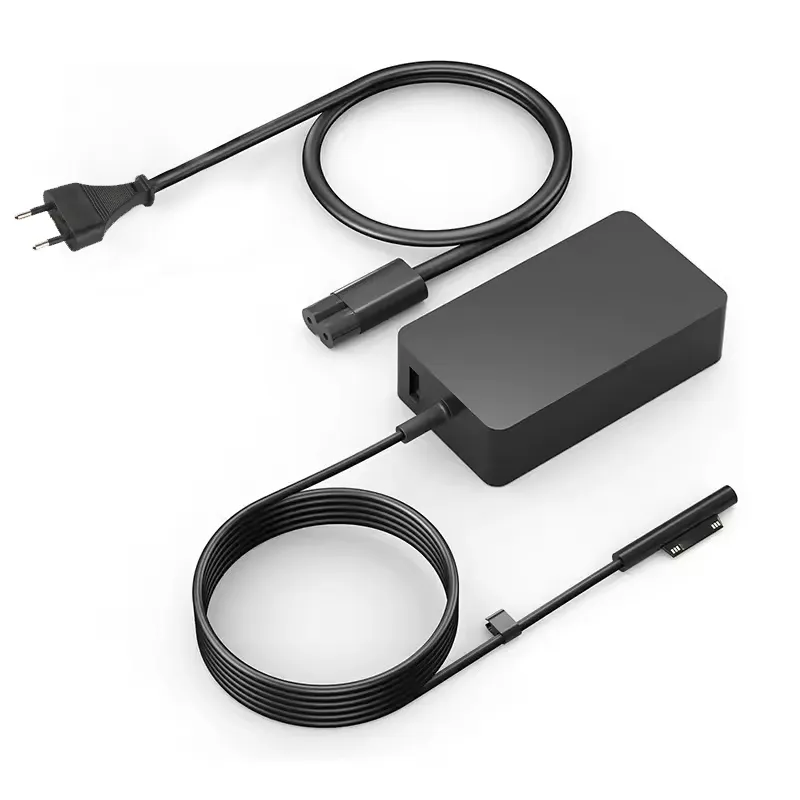 CARREGADOR PARA PORTATIL MICROSOFT SURFACE PRO 4 PRO 5 PRO 6 COM USB ADICIONAL - Image 5