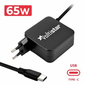 CARREGADOR USB-C MULTITENSÃO PARA PORTÁTIL 5V-20V 3.25A 65W PRETO