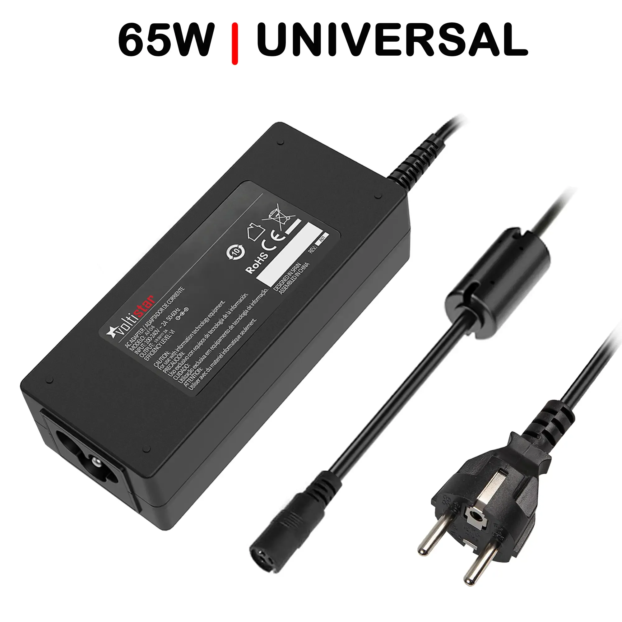 CARREGADOR UNIVERSAL ULTRA PORTABLE 15-20V 65W 10TIPS