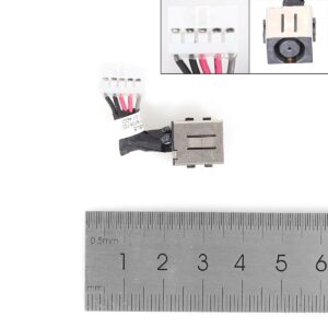 CONECTOR DC JACK PARA PORTÁTIL DELL LATITUDE 5580 5590 PRECISÃO 3520 DC30100YX00 098C6H DC30100YX00 098C6H