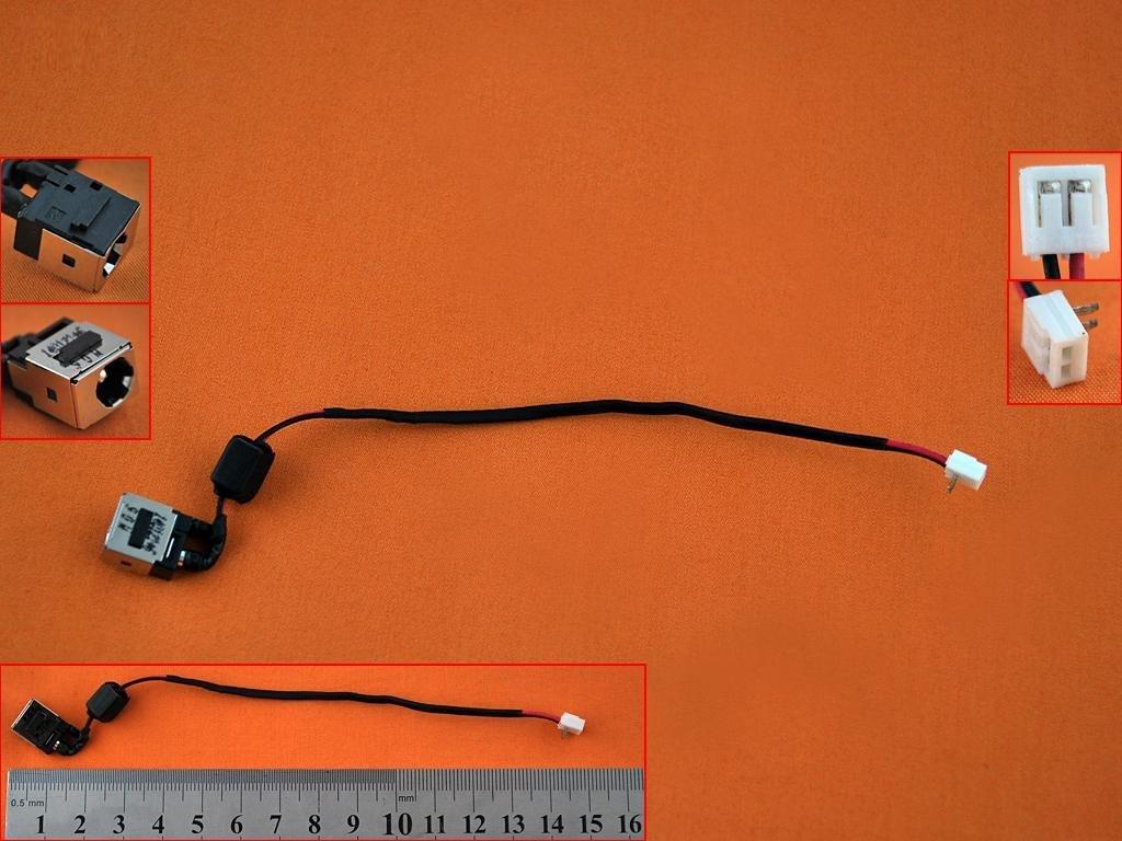 CONECTOR DC JACK COM CABO PARA PORTATIL TOSHIBA SATELLITE NB500 NB505 PJ581