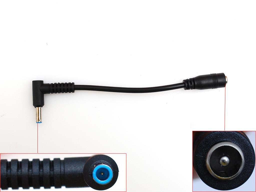 CABO ADAPTADOR JACK DE 5.5X2.1MM (FÊMEA) A 4.5X3.0MM (MACHO) PARA HP ULTRABOOK
