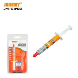 PASTA TÉRMICA DE SILICONE CINZENTO CONDUCTIVA JAKEMY JM-SW02