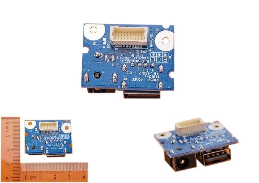 PLACA CONECTOR DC JACK LENOVO G580 G480 G485