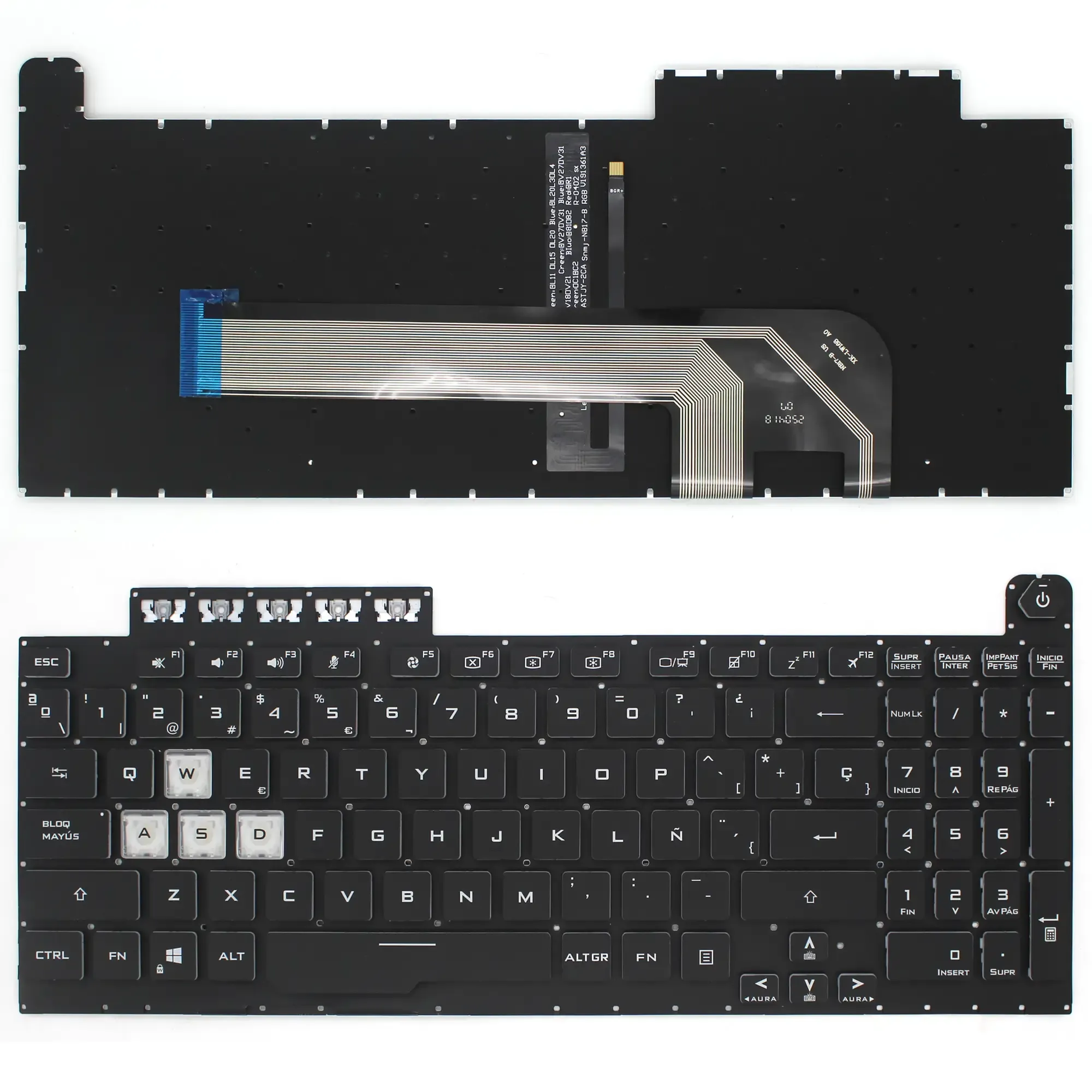 TECLADO PARA PORTÁTIL ASUS G731G 0KNR0-681M