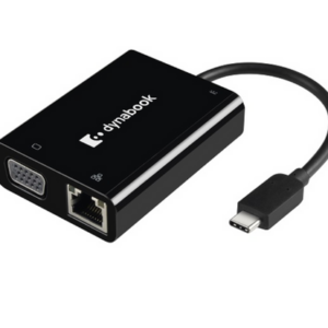Adaptador USB-C para VGA + Porta de Rede (RJ45) Dynabook PS0089UA1PRP