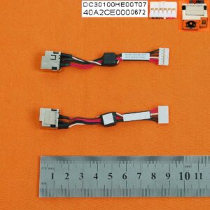 CONECTOR DC JACK PARA PORTATIL HP FOLIO 13-1000 13-2000 SERIES 672361-001 DC30100HE00 DC30100HE00T07