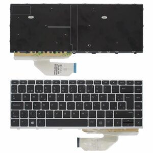 HP PROBOOK 430 G5 440 G5 445 G5 PRETO COM MOLDURA PRATEADA