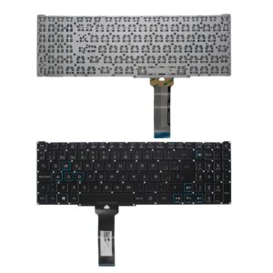 TECLADO RETROILUMINADO PARA NOTEBOOK ACER NK151310B PRETO E AZUL