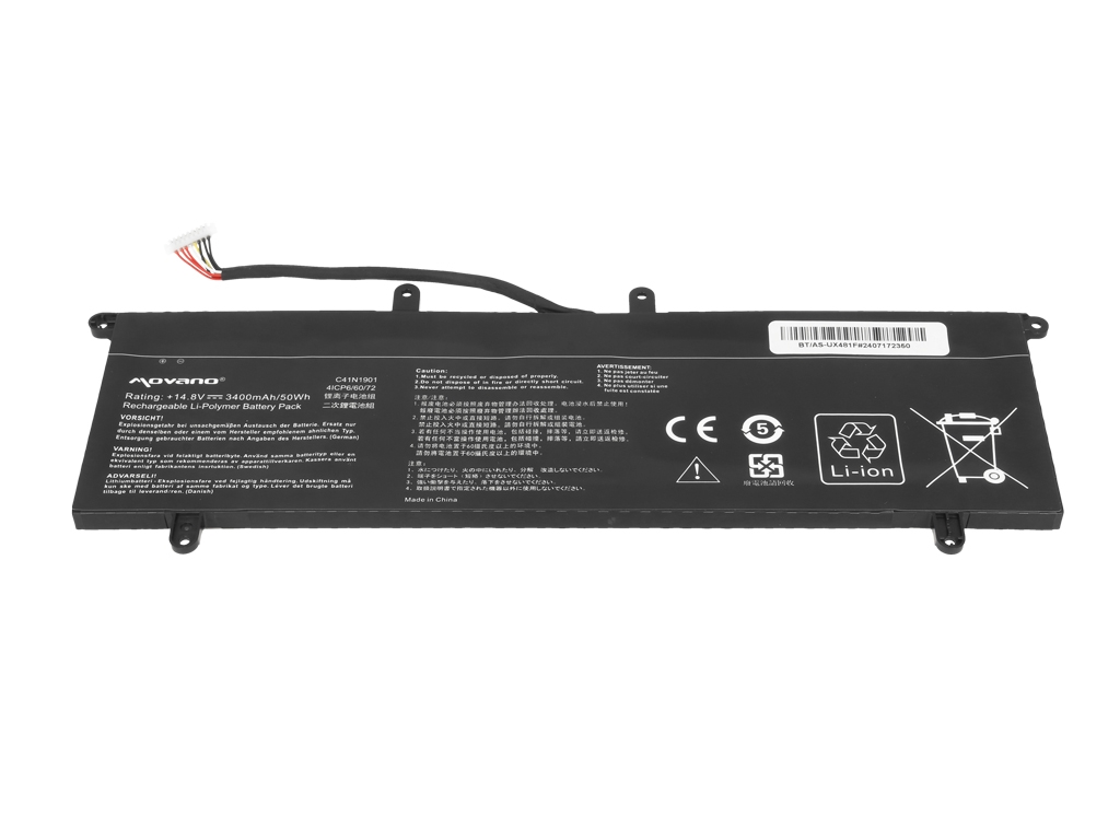 Bateria Movano para Asus Zenbook Duo UX481F, UX481FA, UX481FL - Image 4