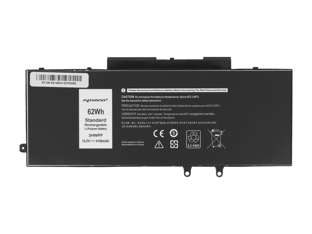 Bateria Movano para Dell Latitude 14 (5410), 15 (5510) - 3HWPP - Image 2