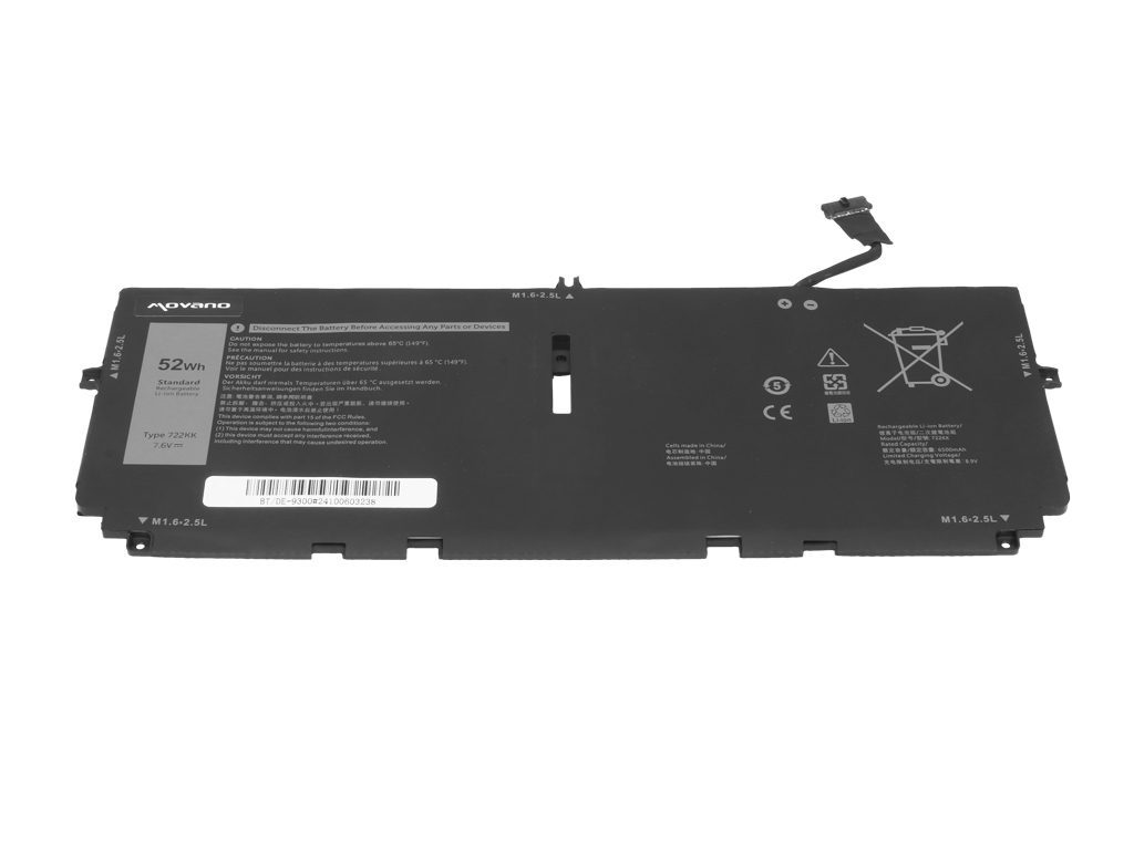 Bateria Movano para Dell XPS 13 9300, 9310, 9380 - Image 2