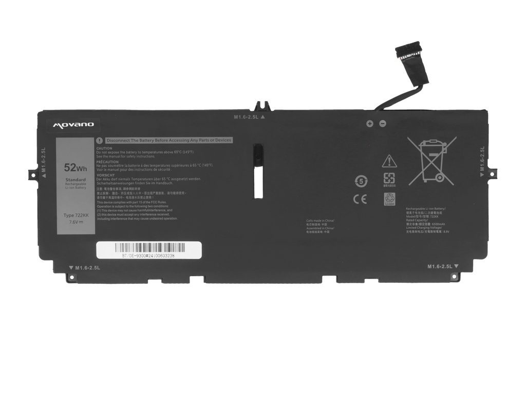 Bateria Movano para Dell XPS 13 9300, 9310, 9380 - Image 4