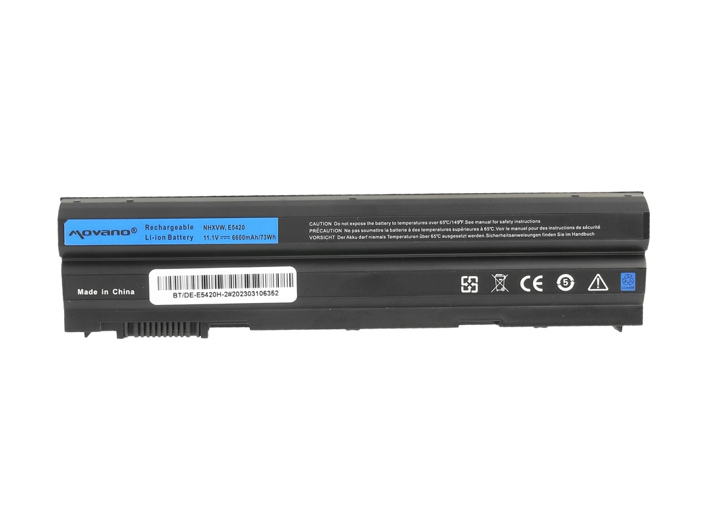 Bateria Movano para Dell Latitude E5420, E6420, NHXVW (6600mAh) - Image 2