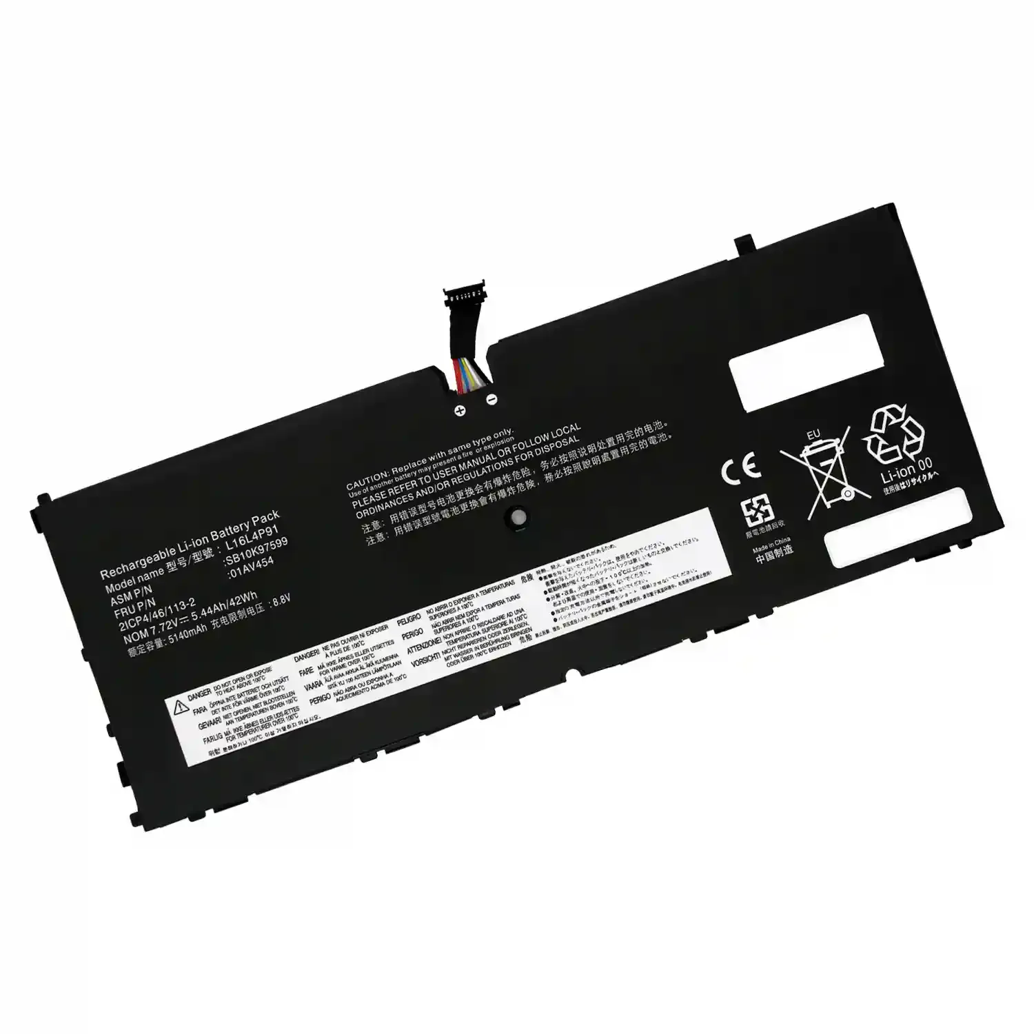 BATERIA PARA PORTÁTIL LENOVO THINKPAD X1 TABLET 3RD GEN L16L4P91