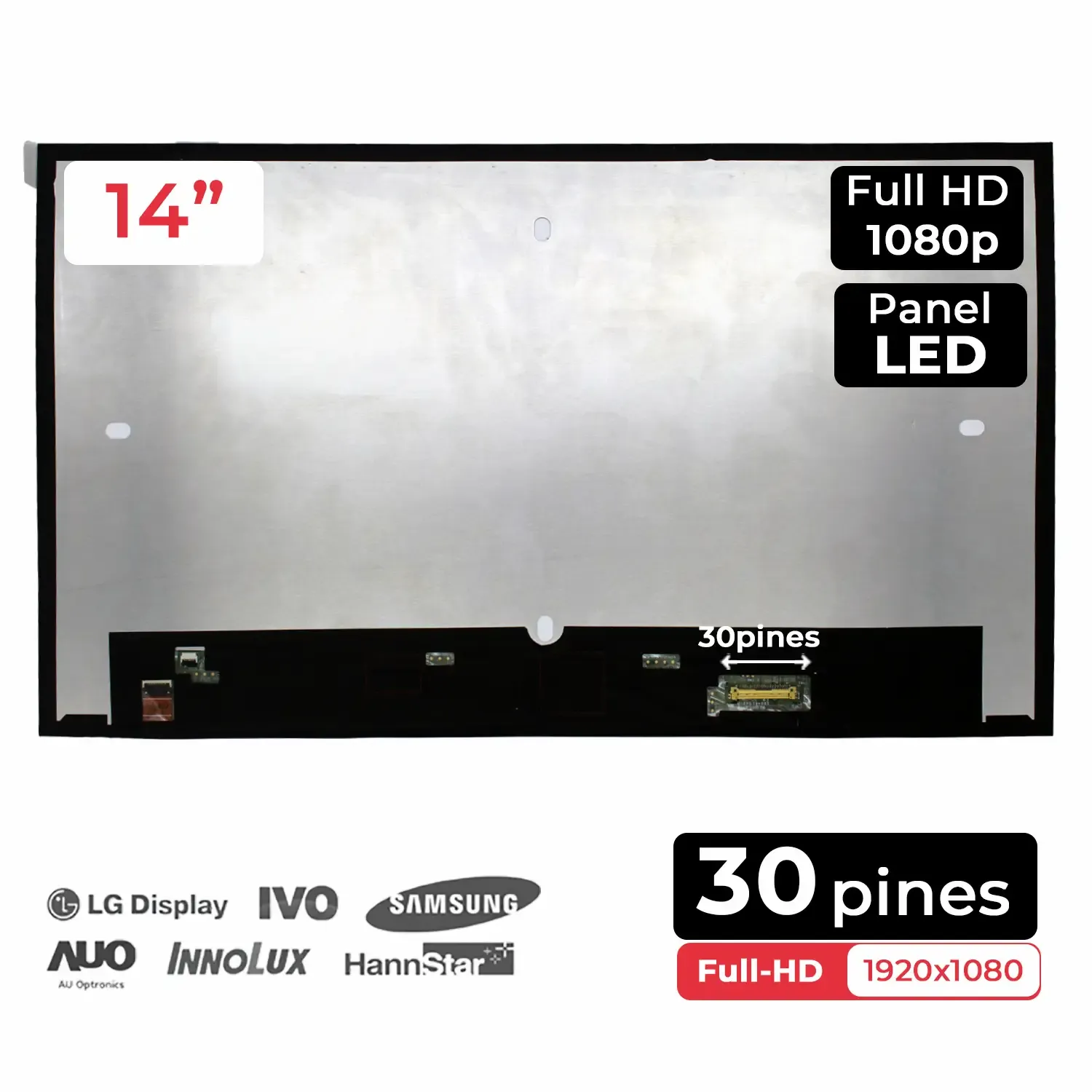 ECRÃ LED DE 14" PARA LAPTOP HP ELITEBOOK 840 SERIES X140NVFC R0