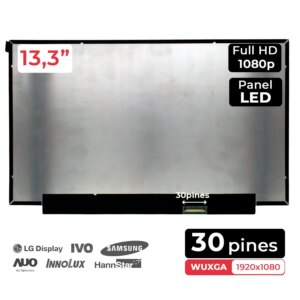 ECRÃ LED DE 13,3" PARA LAPTOP HP NV133FHM-N4F