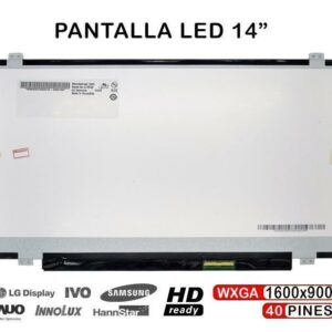 ECRÃ QUASE NOVA LED DE 14,0" PARA LAPTOP B140RW02
