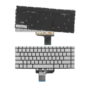 TECLADO RETROILUMINADO PARA LAPTOP HP PAVILION 13-AN0000 13-AN0000NS PRATA