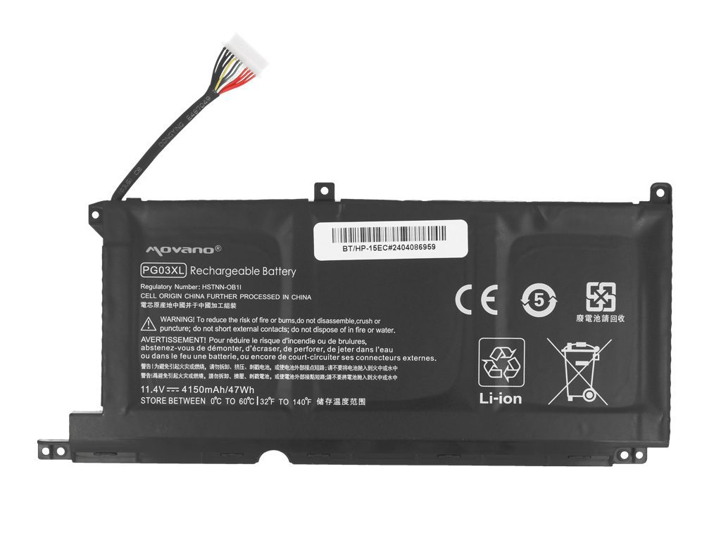 Bateria Movano para HP Pavilion Gaming 15-DK, 15-T, 16-A – PG03XL - Image 4