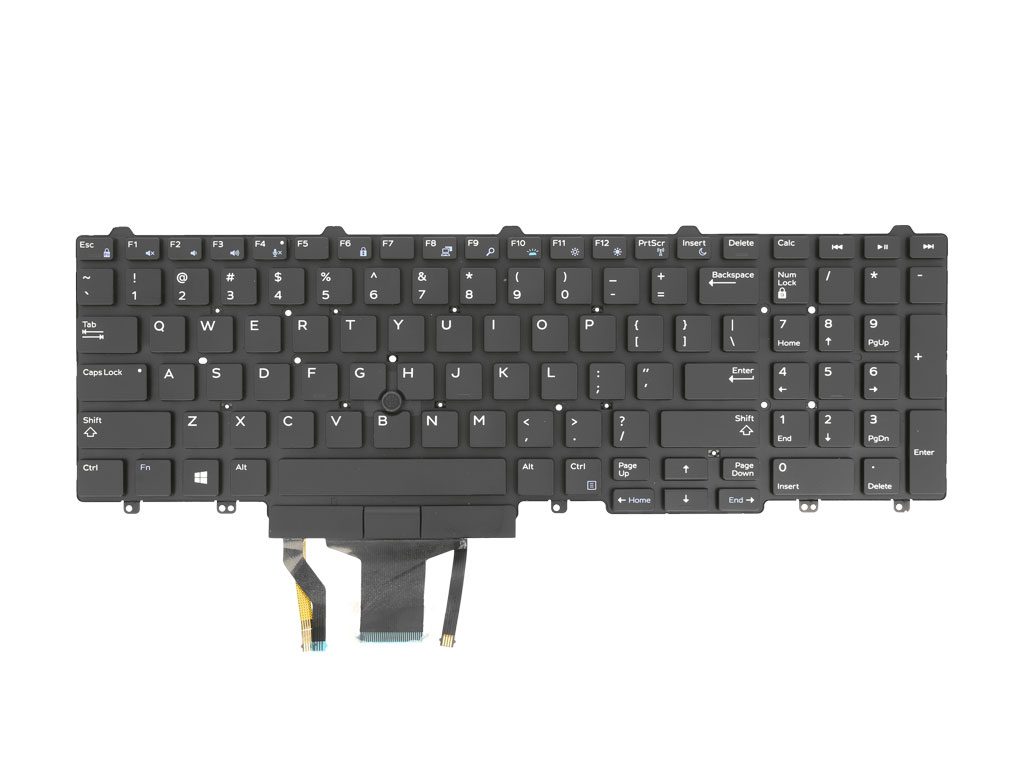Teclado retro iluminado para Dell Latitude E5550, E5570, E5580 – QWERTY US - Image 2