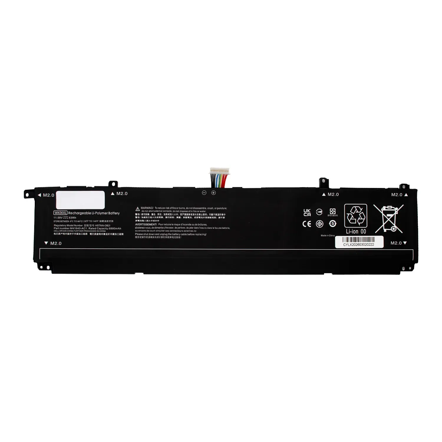 BATERIA PARA PORTÁTIL HP OMEN 16-N0070DX WK06083XL