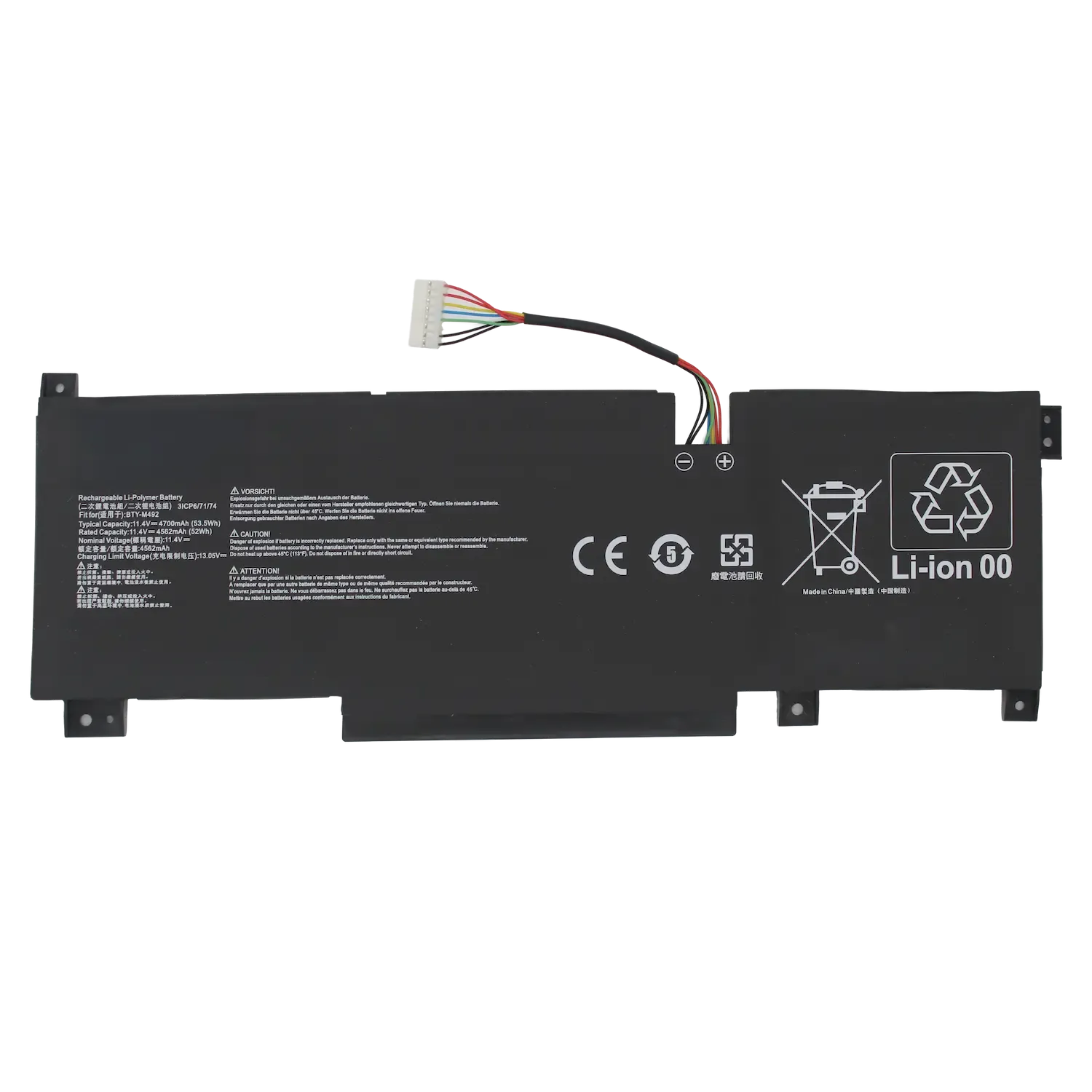 BATERIA PARA PORTÁTIL MSI CREATOR M16 A11UC - MS-1562 BRANCO