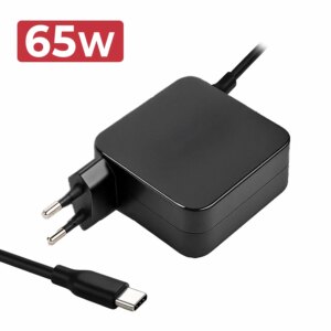 CARREGADOR MULTIVOLTAGEM 5-20V OEM 65W TIPO C PRETO