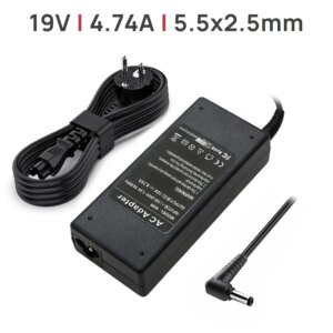 CARREGADOR PARA PORTATIL ASUS / TOSHIBA / FUJITSU / PACKARD BELL / ASUS / LENOVO 19V 4.74A 90W
