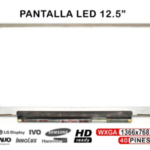 ECRÃ LED QUASE NOVA DE 12.5" PARA PORTATIL LP125WH2(SL)(B3) LP125WH2-SLB3