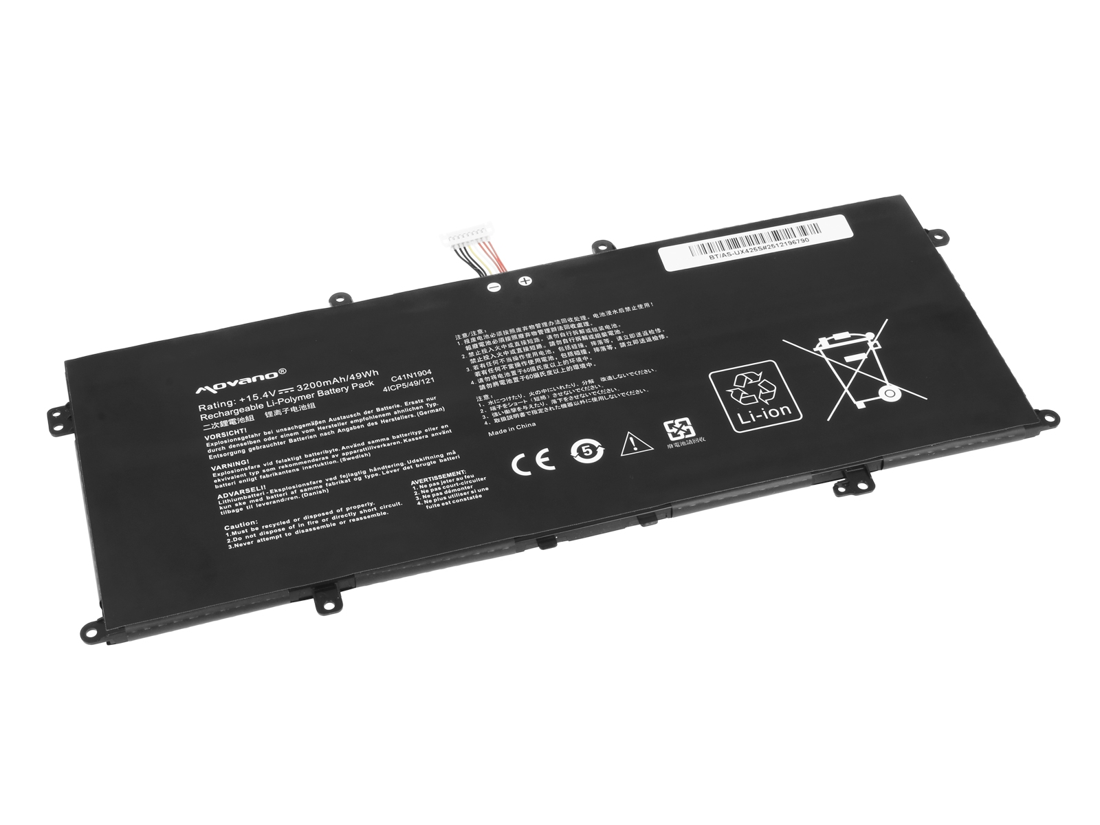 Bateria Movano 3200mAh para Portátil Asus Zenbook UX325EA, UX425EA - Image 5