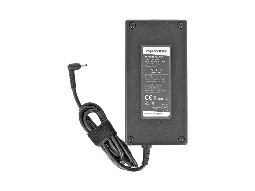 Carregador Movano 19V 7.7A 150W (4.0x1.35mm) para Portáteis Asus - Image 3