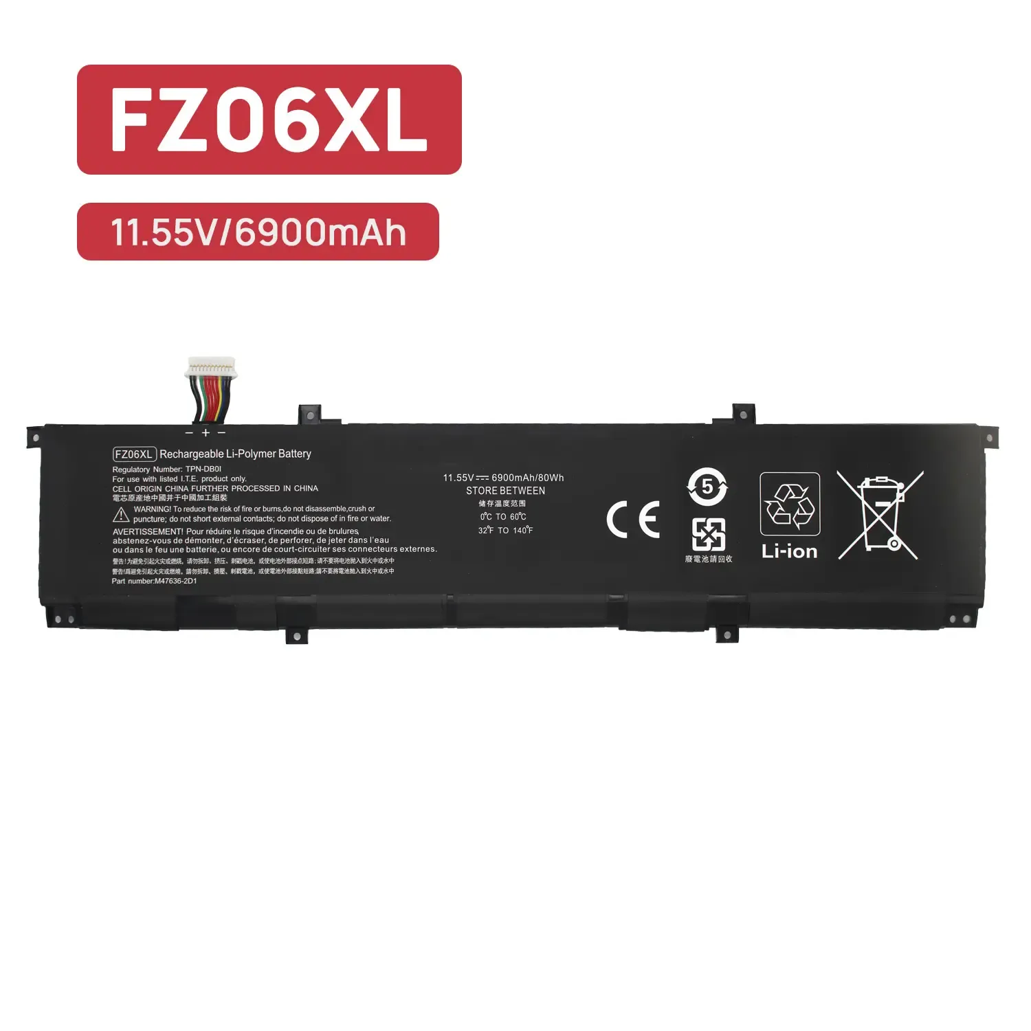 BATERIA PARA PORTÁTIL HP FZ06XL SPECTRE X360 16-F2000 | ENVY 16-H1 83WH - Image 2