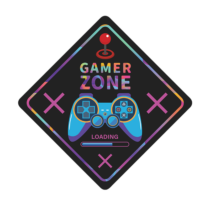 Adesivo de Parede Placa Gamer Zone - Decoração Exclusiva para Gamers | Hub Parts - Image 6