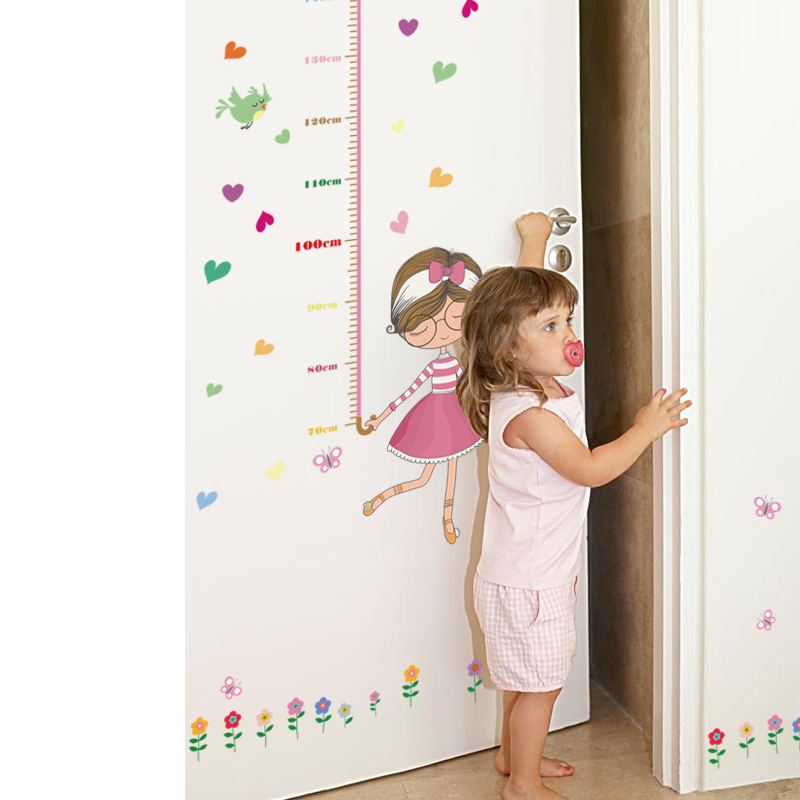 Adesivo Medidor de Altura Princesas 160cm - Decoração Infantil Quarto Mágico - Image 4