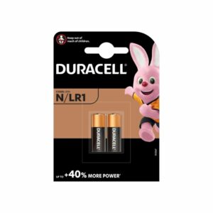 Pilha Alcalina Duracell N/LR1 1.5V - Cartela com 2 Unidades | Alta Performance para Dispositivos