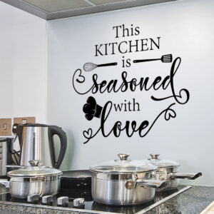 Adesivo de Parede para Cozinha Love: Decoração Moderna e Aconchegante | Hub Parts